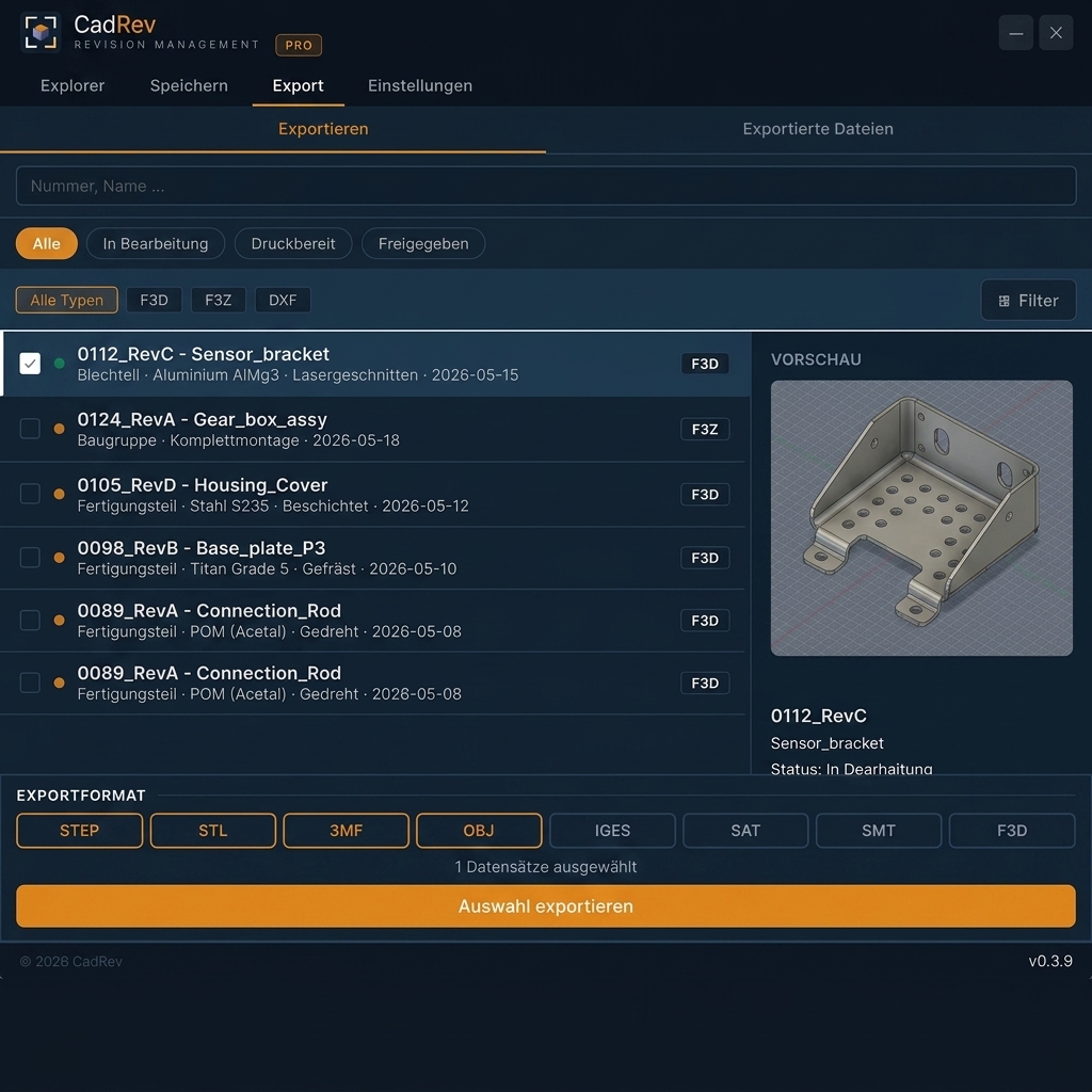 CadRev Export